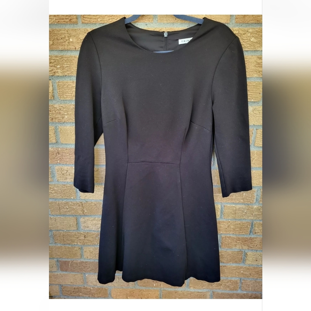 Trina Turk Black Fit and Flare Dress